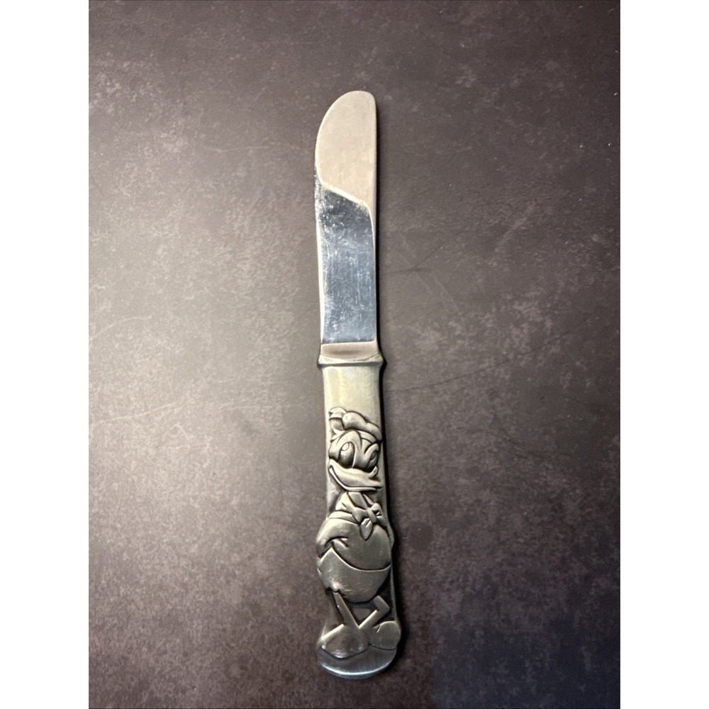 Gorham Vintage Walt Disney Stainless Steel Donald Duck Knife 7"